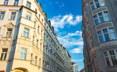 Obraz premium Architecture on the Old Town Square of Prague, Czech Republic.