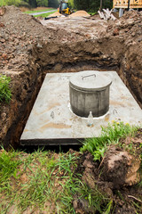 insert concrete septic septic tank