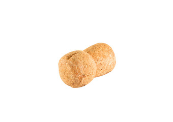 wine cork isolated on white background closeup shot