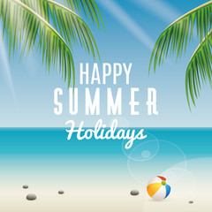 Summer Vacation label