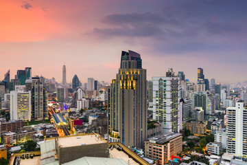 Fototapeta na wymiar Bangkok Thailand Skyline