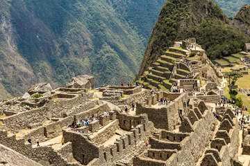 Gordijnen Machu Picchu, Cusco, Peru, South America.  © Paulo Nabas