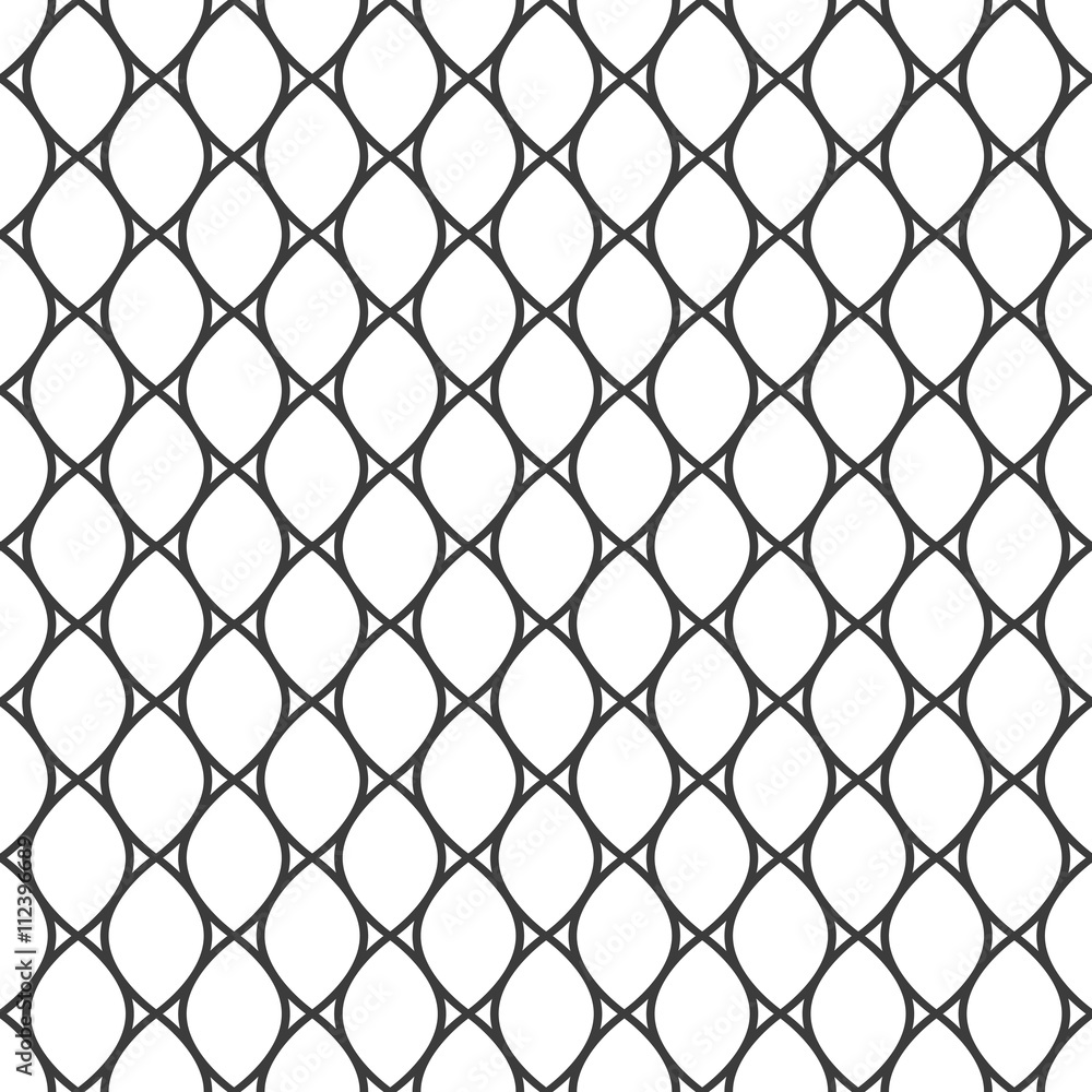 Canvas Prints geometric delicate simple seamless pattern