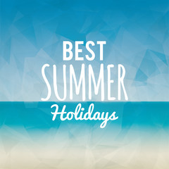 Summer Vacation label