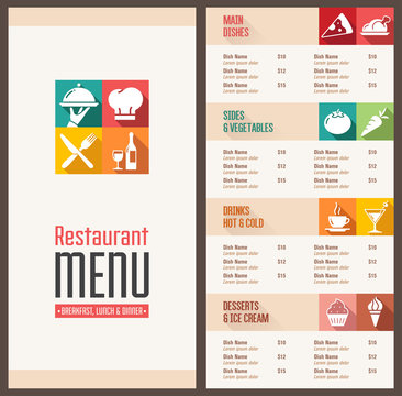 Modern menu Template