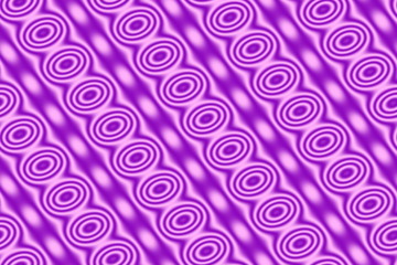 Obraz na płótnie Canvas Pink background with purple circles in diagonal lines