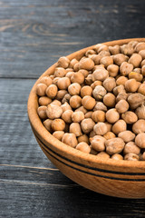 Chickpeas in a bowl