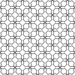 Geometric simple seamless pattern in oriental style