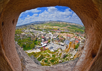 View of  Cavusin in Cappadocia ,Turkey