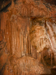 Inside of a cave