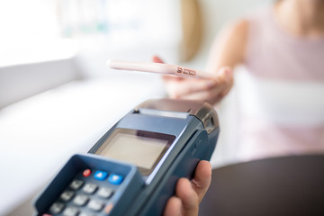 Paying with smartphone
