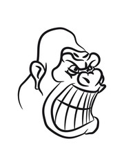 Gorillas agro evil monkey
