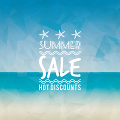 summer sale label