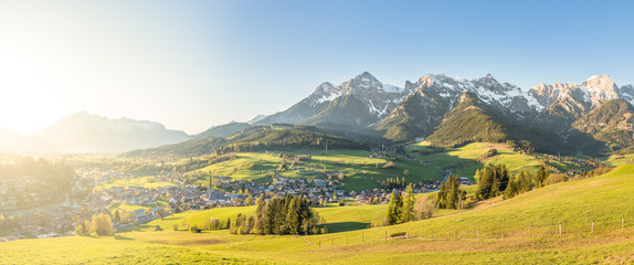 Alpine village Maria Alm, Salzburger Land, Austria