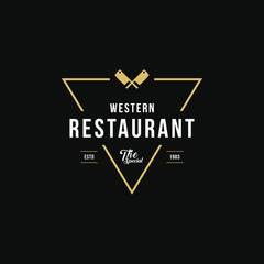 Vintage Restaurant and Cafe label