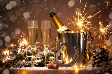 New Years Eve celebration - Powered by Adobe