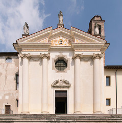 Church of the Madonna del Carmine in Marostica, Italy.
