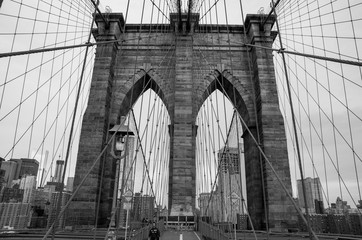 Fototapeta na wymiar Pont de Brooklyn New York