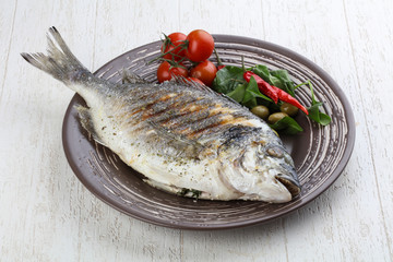 Grilled dorado
