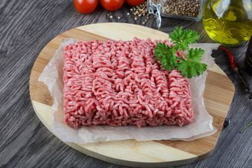 Minced beef meat