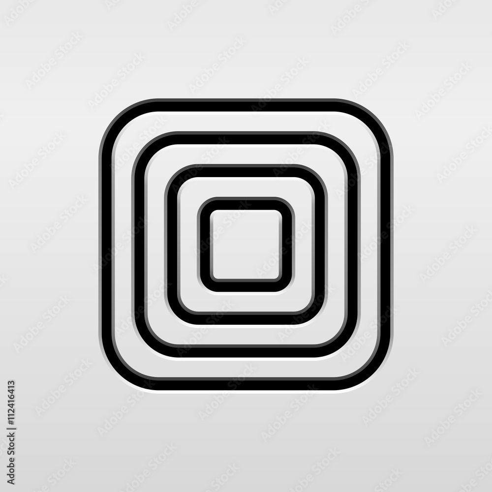 Poster abstract audio speaker template, dynamic with perforated grill pattern and white background for desi