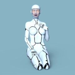 女性ロボット