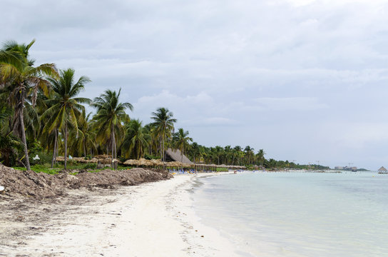 View of tropical beach in Cayo Guillermo - Ciego de Avila Province, Cuba.