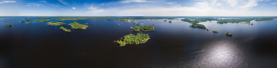 Aerial Karelia view, Russia