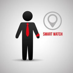 Smart device design. Gadget icon. Isolated illustration , vector