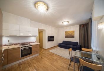 Interior of living room.
