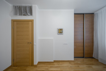 Interior of the room with furniture