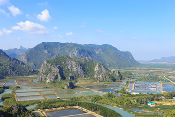 Fototapeta na wymiar Khao Dang view point, Sam Roi Yod national park near Hua Hin, Th