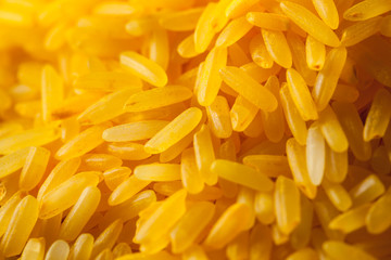 Raw Organic Yellow Saffron Rice