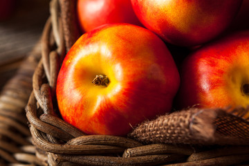 Healthy Organic Raw Ripe Nectarines