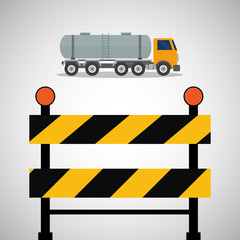 Under construction design. supplies icon. barrier illustration