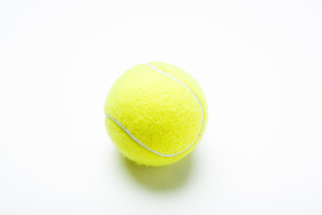 isolated tennis ball