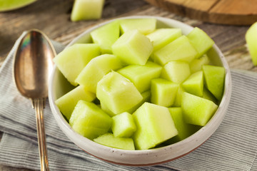 Green Organic Honeydew Melon
