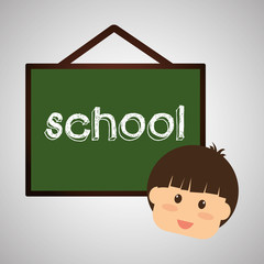 Education design. school icon. isolated illustration , vector