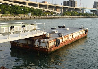 博多港の古い桟橋