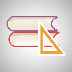 Education design. school icon. isolated illustration , vector