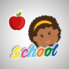 Education design. school icon. isolated illustration , vector