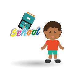 Education design. school icon. isolated illustration , vector