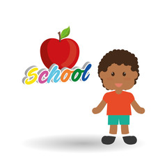 Education design. school icon. isolated illustration , vector