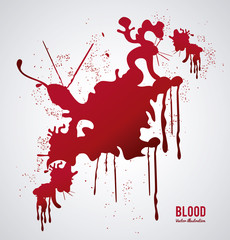 Blood design. abstract icon. Colorful illustration