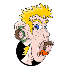 creative cartoon character