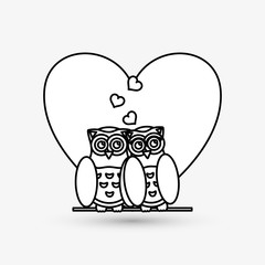 Love design. romantic icon. Colorful illustration, vector