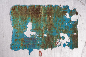 Rusty grunge metal street texture photo set.