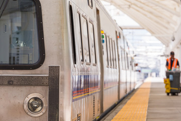 Fototapeta premium Commuter train