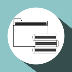 office design. supply icon. Isolated illustration , editable vector