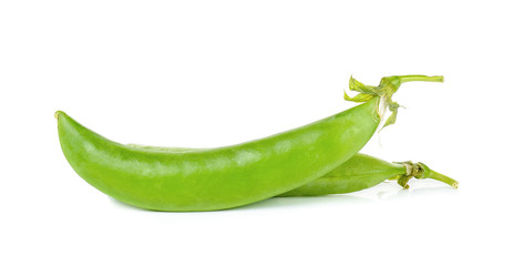 green pea isolated on the white background